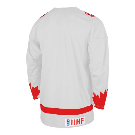 Nike White Hockey Canada One Leaf Replica Jersey