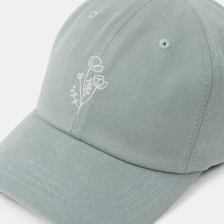 Tentree Women's Flower Embroidery Peak Hat