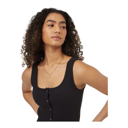 Tentree Women's Rib Button Front Tank