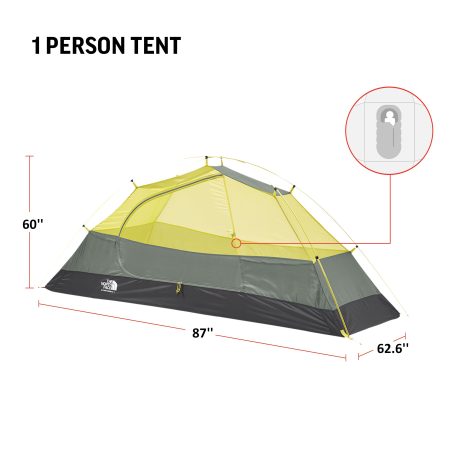 The North Face Stormbreak 1 Ventilated Easy-Pitch 1 Person Camping Tent