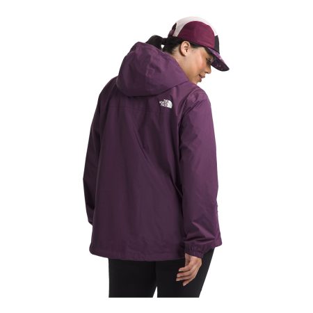 The North Face Women's Plus Size Antora Shell 2L Hooded Rain Jacket, Waterproof, Breathable