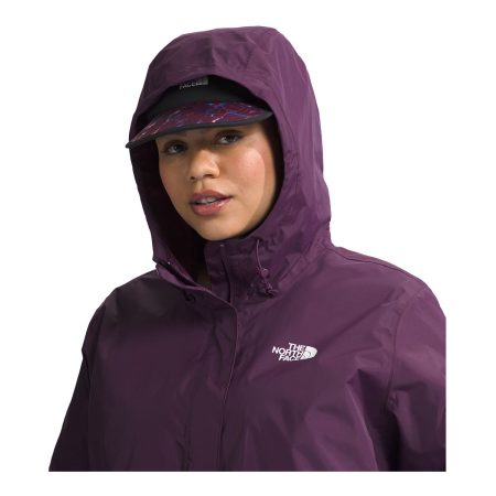 The North Face Women's Plus Size Antora Shell 2L Hooded Rain Jacket, Waterproof, Breathable