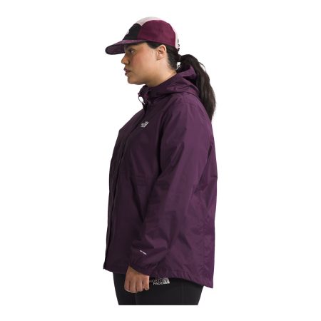 The North Face Women's Plus Size Antora Shell 2L Hooded Rain Jacket, Waterproof, Breathable