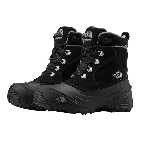 The North Face Kids' Chilkate Lace II Waterproof Insulated Fleece Winter Boots