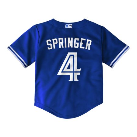 Outerstuff Toddler Toronto Blue Jays George Springer Replica Breathable Baseball Jersey