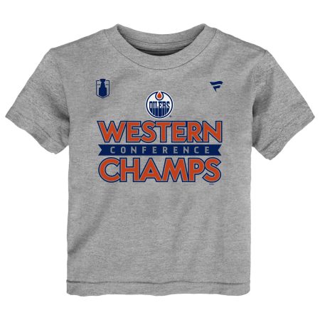 Toddler Edmonton Oilers NHL Conference Champ LR T Shirt