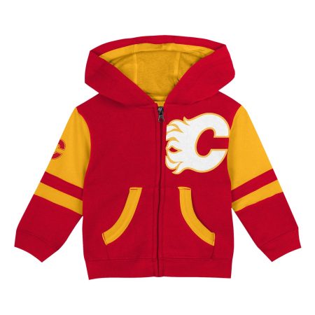 Toddler Calgary Flames Faceoff Full Zip Hoodie