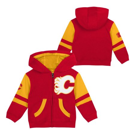 Toddler Calgary Flames Faceoff Full Zip Hoodie