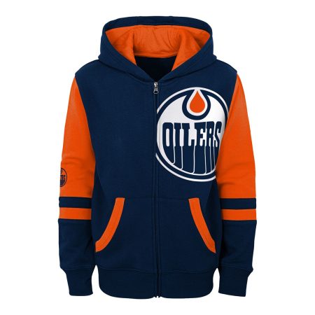 Toddler Edmonton Oilers Faceoff Full Zip Hoodie