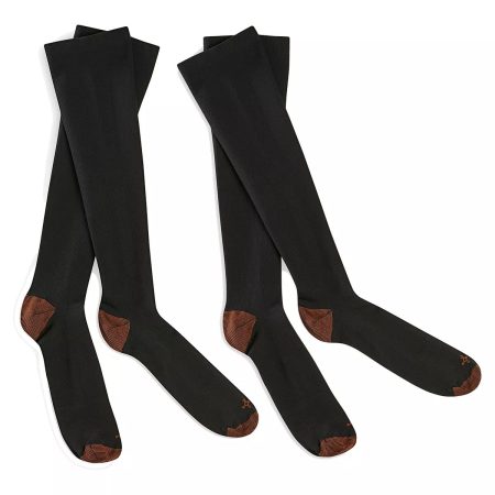 Tommie Copper Compression Socks 2 Pack - Black