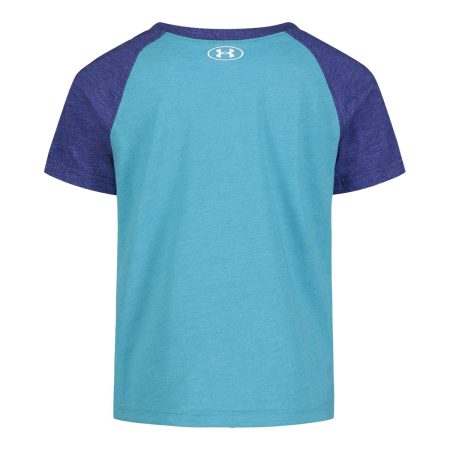 Under Armour Toddler Boys' 2-4 Big Logo Raglan T Shirt