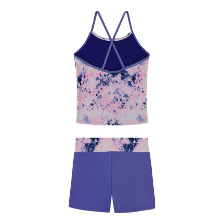 Under Armour Toddler Girls' 4-6X Burst Dye Tankini Set