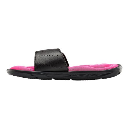 Under Armour Kids' Grade School Ignite IX Slides/Sandals, Girls'