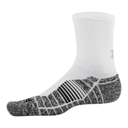 Under Armour Men's Elevated + Crew Socks, Padded, 3-Pack