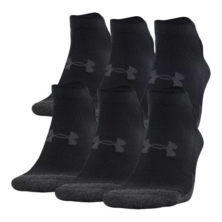 Under Armour Men's Performance Low Socks, Moisture-Wicking, 6-Pack