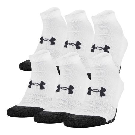 Under Armour Men's Performance Low Socks, Quick-Dry, 6-Pack