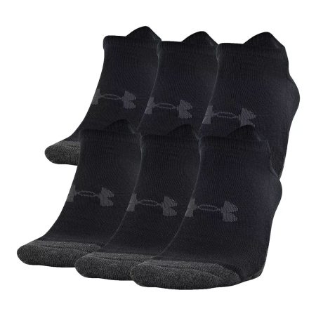 Under Armour Men's Performance No-Show Hiking Socks, Moisture-Wicking, 6-Pack