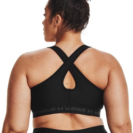 Under Armour Women's Crossback Plus Size Sports Bra, Medium Impact, Padded