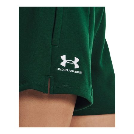 Under Armour Women's Essential Fleece 4 Inch Shorts