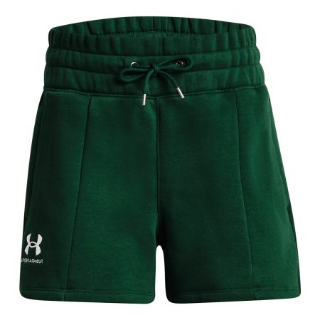 Under Armour Women's Essential Fleece 4 Inch Shorts