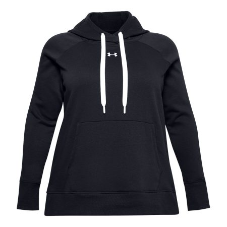 Under Armour Women's Rival HB Logo Pullover Hoodie, Fleece, Plus Size, Kangaroo Pocket