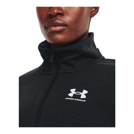 Under Armour Women's Rival Half Zip Fleece Pullover, Kangaroo Pocket