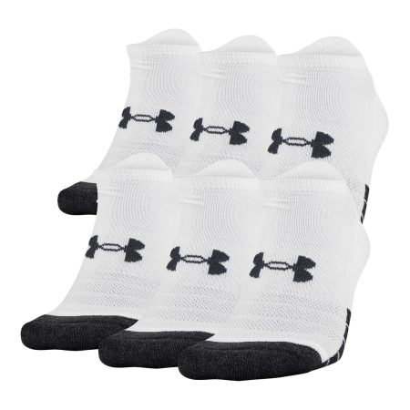 Under Armour Women's Performance No-Show Socks, Breathable, 6-Pack