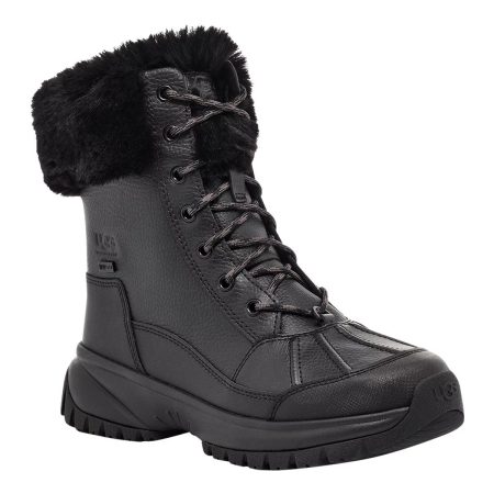 UGG Women's Yose Fluff Waterproof Insulated Faux Fur Winter Boots