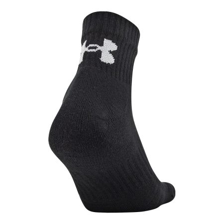 Under Armour Boys' Training Cotton Quarter Crew Socks - 6 Pack