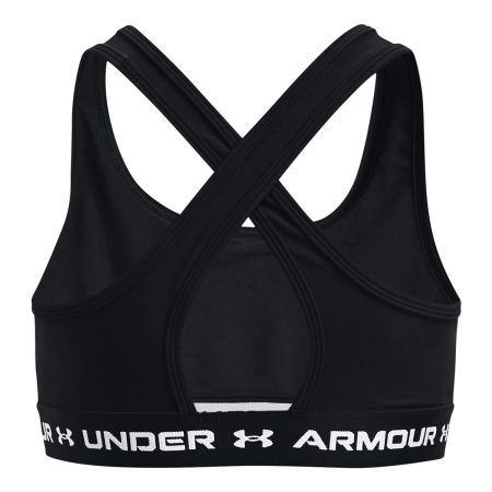 Under Armour Girls' Crossback Medium Solid Sun Protectionorts Bra