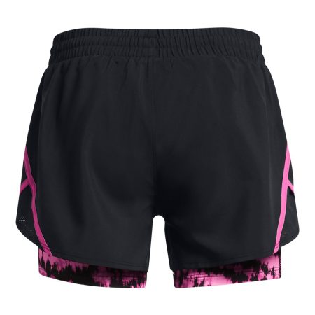 Under Armour Girls' Fly By 2 in 1 Shorts