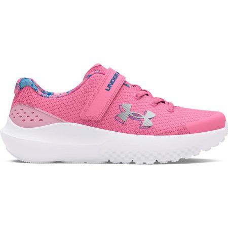 Under Armour Girls' Pre-School Surge 4 AC Printed Running Shoes