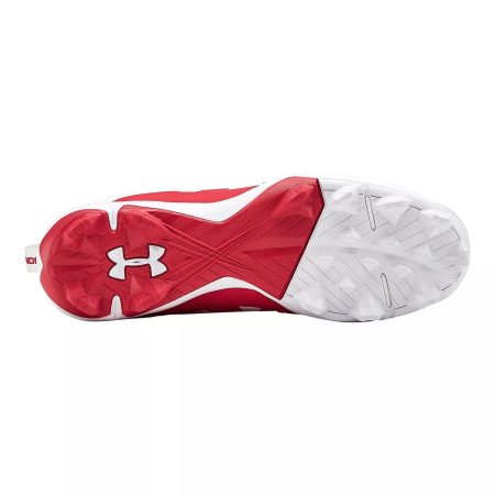 Under Armour Kids' Leadoff Rubber Molded Mid Top Baseball Cleats