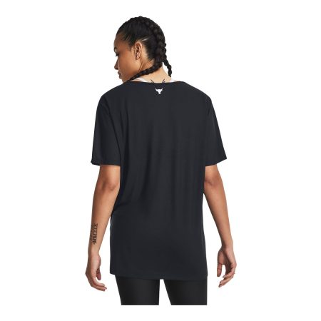 Under Armour Women's Project Rock Completer Deep V T Shirt