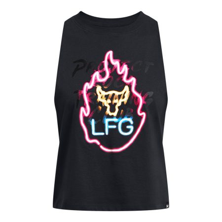 Under Armour Women's Project Rock Neon Flame Tank