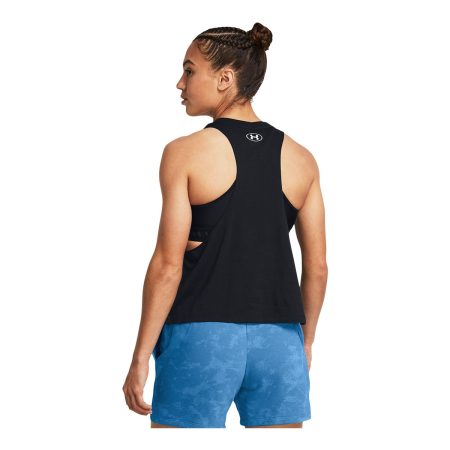 Under Armour Women's Project Rock Neon Flame Tank