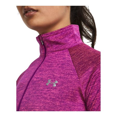 Under Armour Women's Tech Twist 1/2 Zip Long Sleeve Top