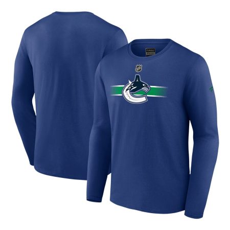 Vancouver Canucks Fanatics Authentic Pro Cotton Long Sleeve T Shirt