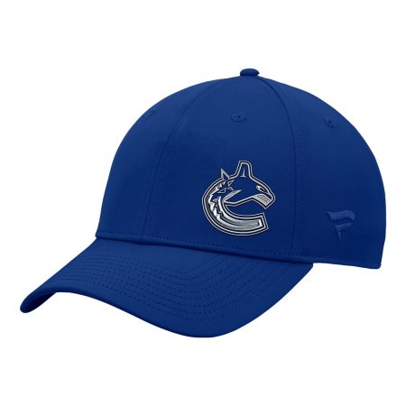 Vancouver Canucks Fanatics Authentic Pro Road Struct Adjustable Cap