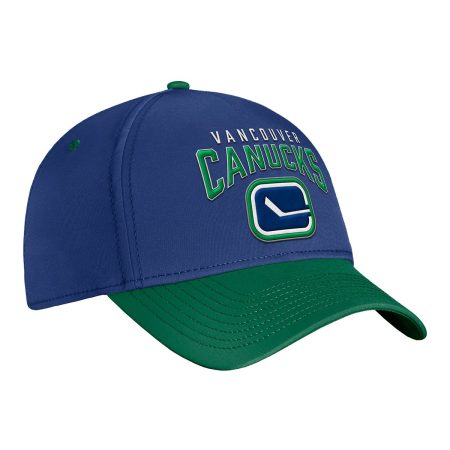 Vancouver Canucks Fanatics Fundamental Struct Flex Cap