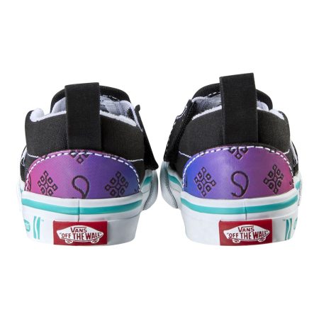 Vans x Crayola Kids' Toddler V Skate Shoes, Sneakers, Girls', Slip On, Velcro