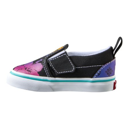 Vans x Crayola Kids' Toddler V Skate Shoes, Sneakers, Girls', Slip On, Velcro