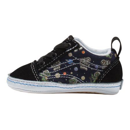 Vans Toddler Kids' Old Skool Crib Cosmic Zoo Skate Shoes