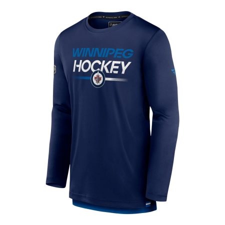 Winnipeg Jets Fanatics Authentic Pro Rink Tech Long Sleeve T Shirt