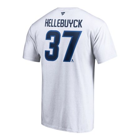 Winnipeg Jets Fanatics Connor Hellebuyck Stacked Player T Shirt