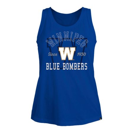 Winnipeg Blue Bombers New Era Women's Glitter Print Tank Top