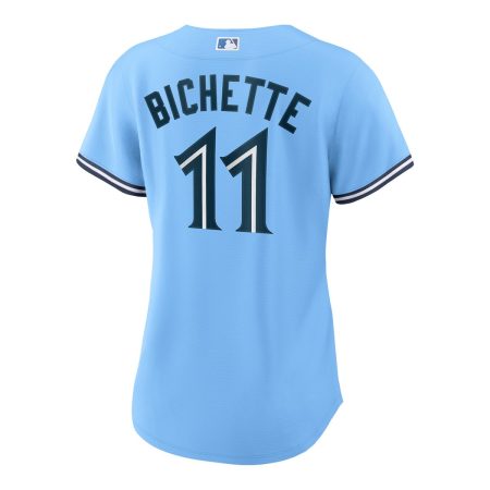 Nike Women's Toronto Blue Jays Bo Bichette Replica Lightweight Breathable Baseball Jersey