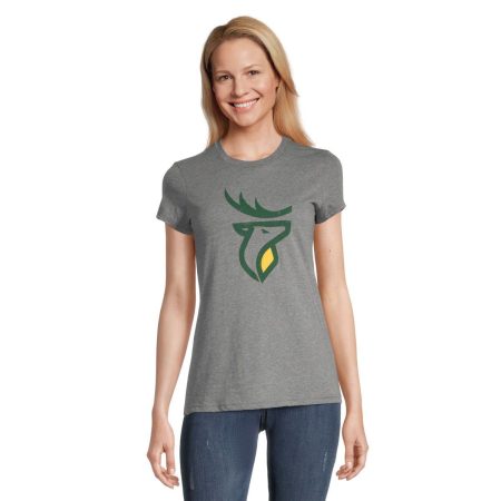 Edmonton Elks G-III Women's Logo Endzone T Shirt