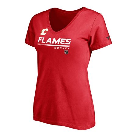 Calgary Flames Fanatics Women's Authentic Pro Speed T Shirt