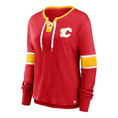 Calgary Flames Fanatics Women's Effervescent Long Sleeve Shirt